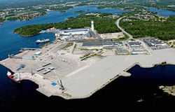 Nowopowstały terminal na wyspie Verkö ma działać w technologii przewozów intermodalnych