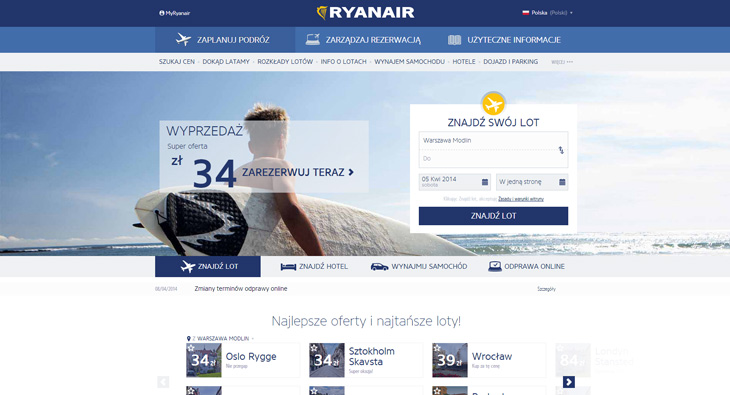 Ryanair cały czas stara się zmienić swój wizerunek