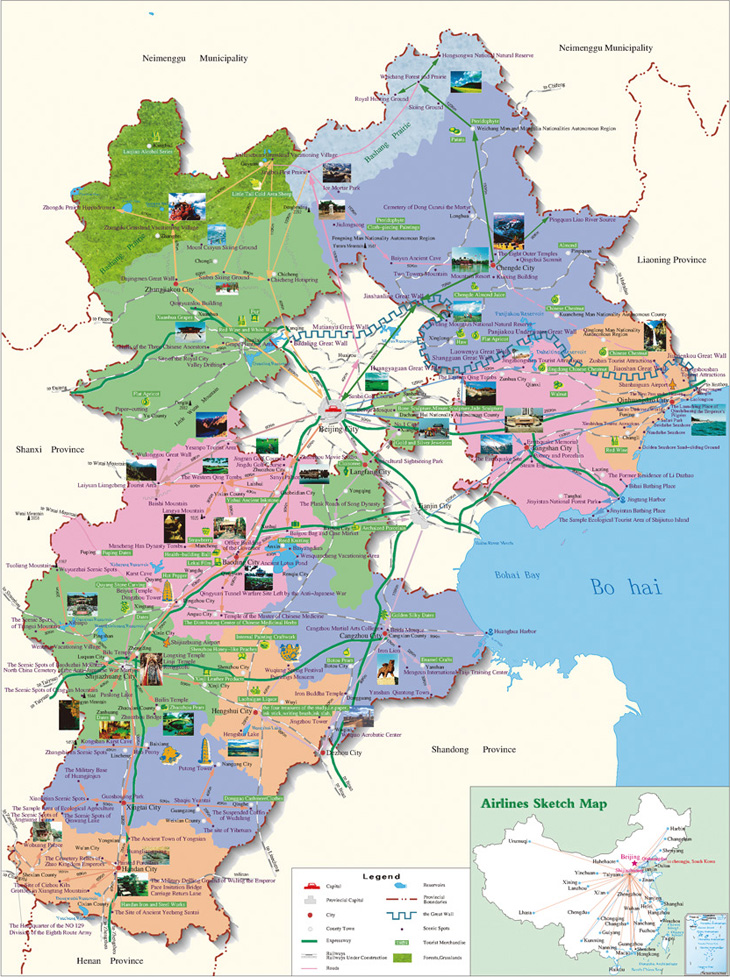 Hebei - mapa