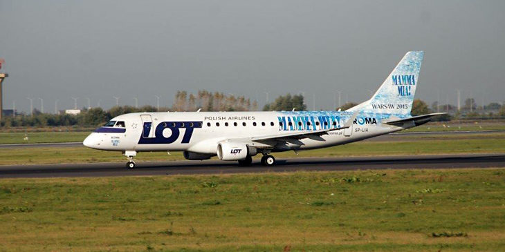 Embraer 175 LOT-u "Mamma Mia!"