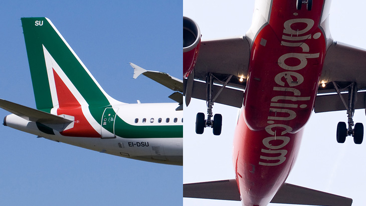 airberlin i Alitalia podpisują umowę code-share