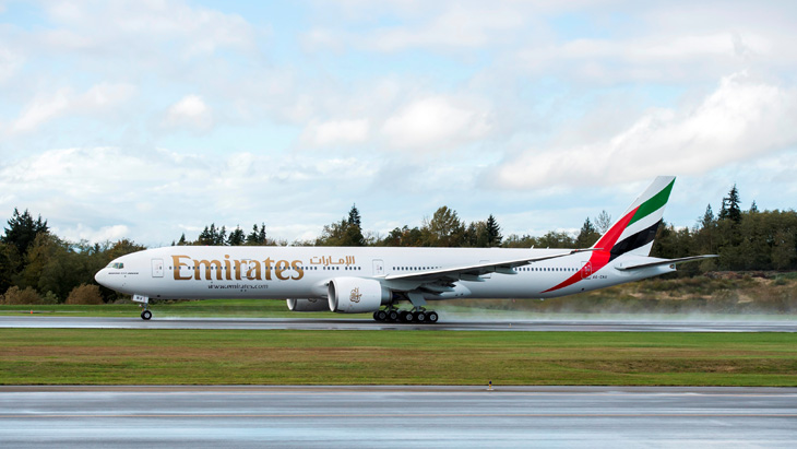 100 Boeingów 777-300ER we flocie Emirates