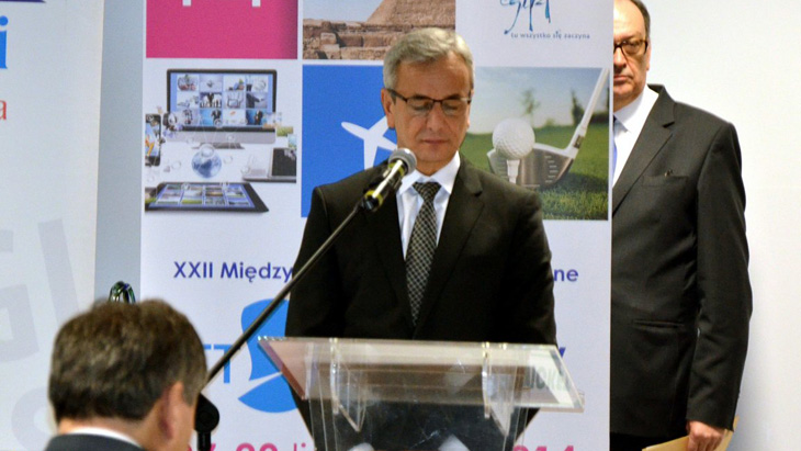Ministrer Sportu i Turystyki Andrzej Biernat