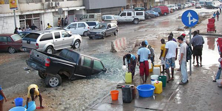 Angola: potężna burza