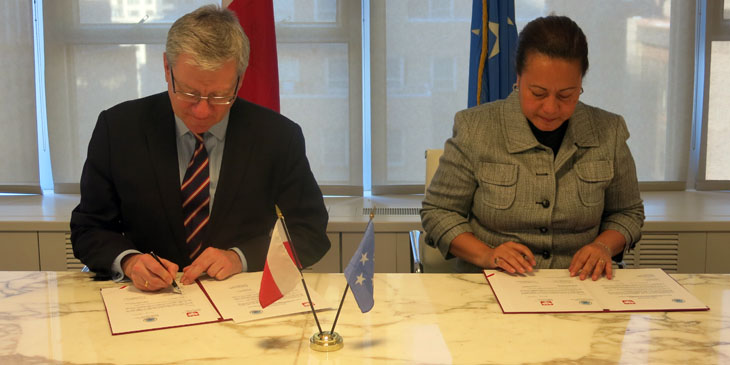 Polska nawiązała stosunki dyplomatyczne z Mikronezją