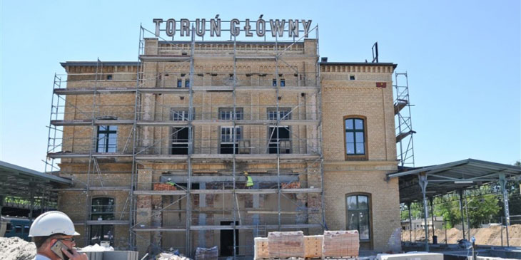 Toruń Główny w przebudowie