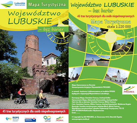 Województwo Lubuskie – bez barier 45 tras turystycznych dla osób niepełnosprawnych