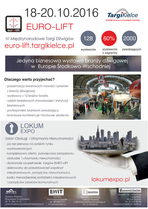 IV Międzynarodowe Targi Dźwigów Euro-Lift