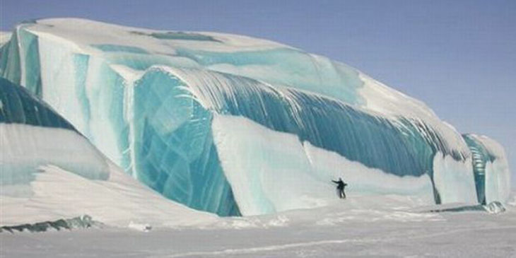Zamarznięte fale tsunami