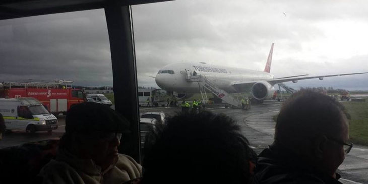 Awaryjne lądowanie samolotu Turkish Airlines