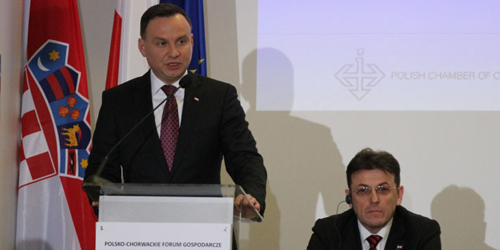 Prezydenci Polski i Chorwacji wzięli udział w Forum Gospodarczym