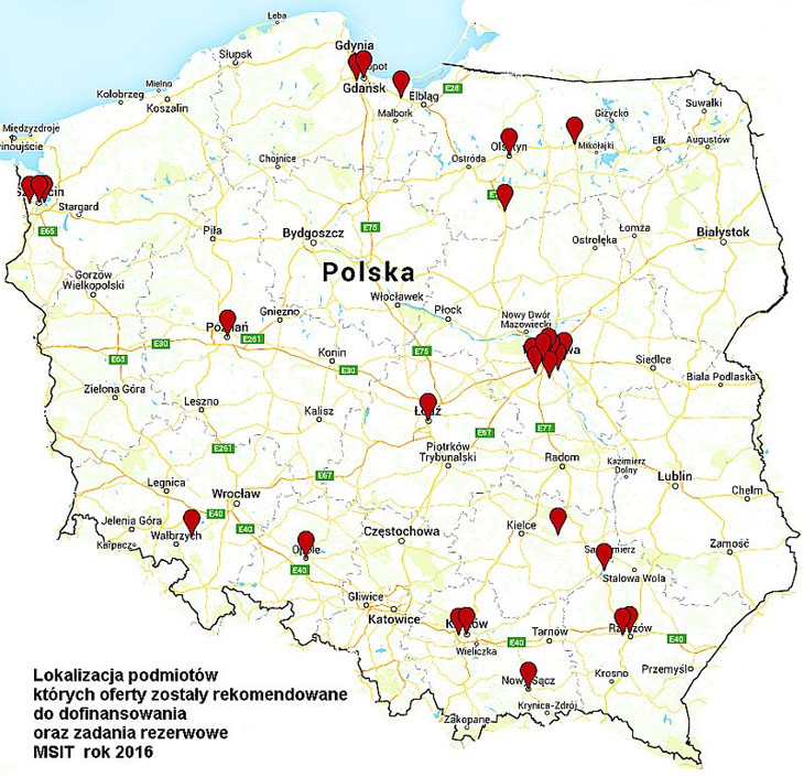 Rozdysponowano 2,5 mln zł na turystykę