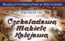 Czekoladowa makieta kolejowa