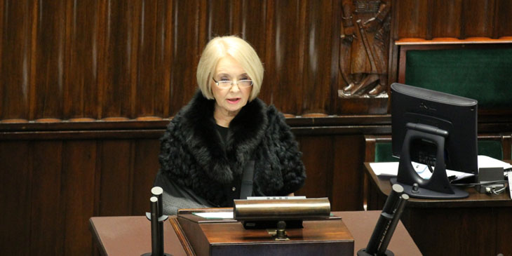 Grażyna Maria Ancyparowicz składa przysięgę przed objęciem obowiązków członka Rady Polityki Pieniężnej