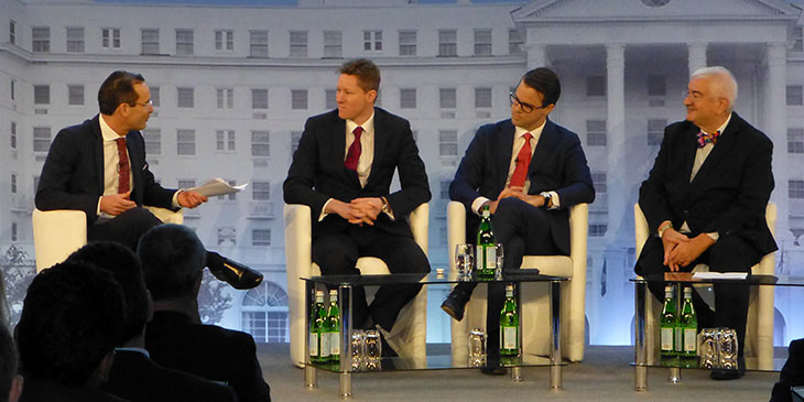 Uczestnicy panelu poświęconego inwestycjom na rynku hotelarskim
