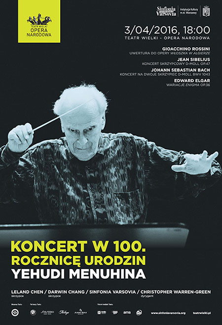 Koncert w 100. rocznicę urodzin Yehudi Menuhina