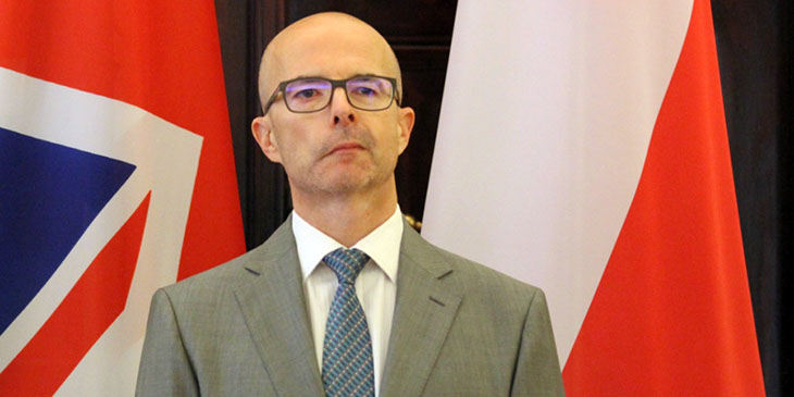 Jonathann Knott, ambasador Zjednoczonego Królestwa Wielkiej Brytanii i Irlandii Północnej