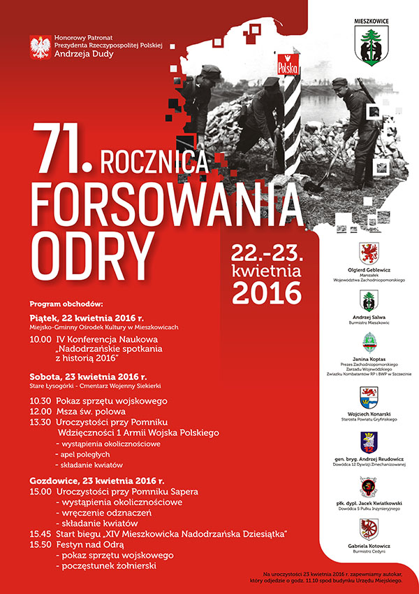 71. Rocznica Forsowania Odry