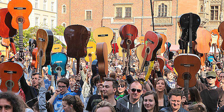 Gitarowy Rekord Guinessa we Wrocławiu 2016