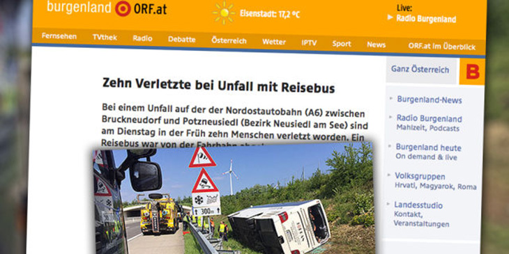 Wypadek polskiego autokaru