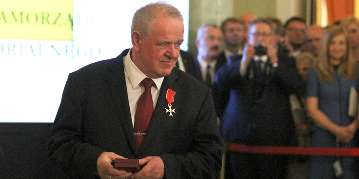 Wojciech Kudelski, prezydent Miasta Siedlce, został odznaczony Krzyżem Kawalerskim Orderu Odrodzenia Polski.