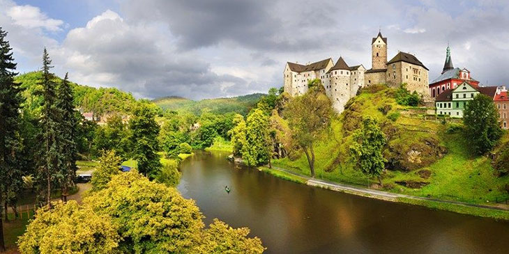 Czechy - zamek Loket