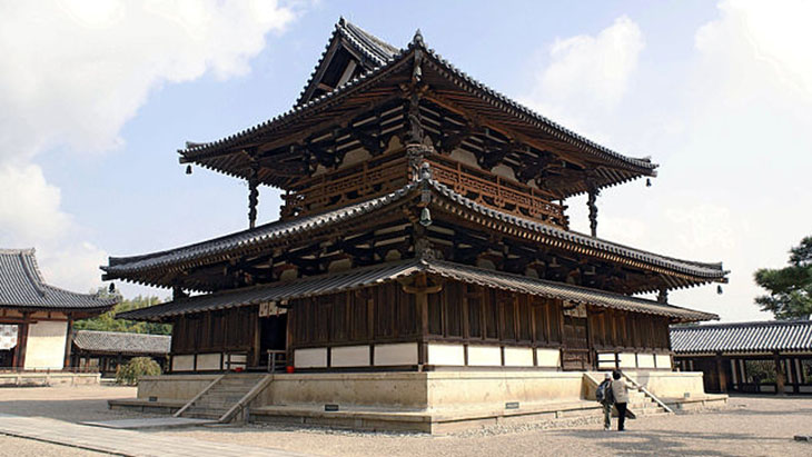 Zabytki buddyjskie zespołu świątynnego Hōryū-ji