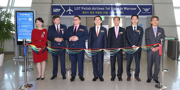 LOT wystartował z połączeniem Warszawa-Seul