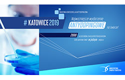 Światowa Konferencja Antydopingowa odbędzie się w Katowicach
