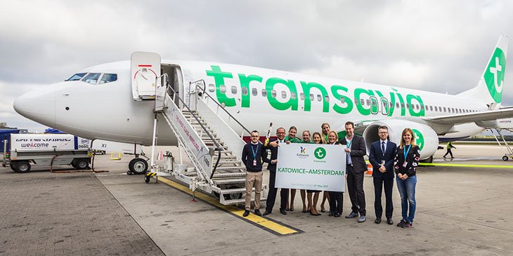 Transavią z Katowic do Amsterdamu