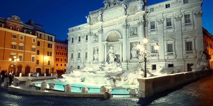 Fontanna di Trevi w Rzymie