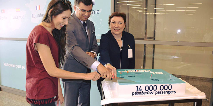 Ryanair świętuje 14 milionów pasażerów w Krakowie