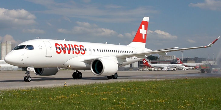 Bombardier CS 100 SWISS