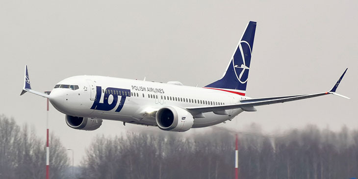 B737 Max 8 LOT