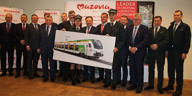 Koleje Mazowieckie podpisała w środę umowę na zakup 71 nowych pociągów