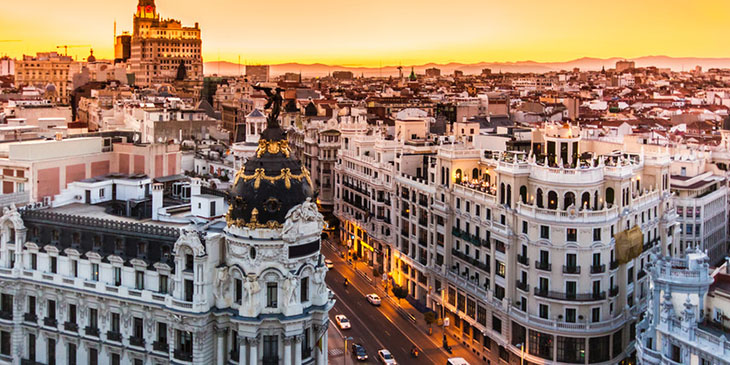 Gran Via, Madryt - Hiszpania