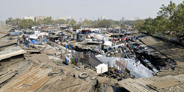 Bombaj - slumsy Dharavi
