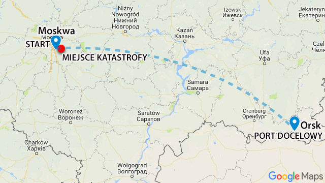 Katastrofa lotnicza pod Moskwą