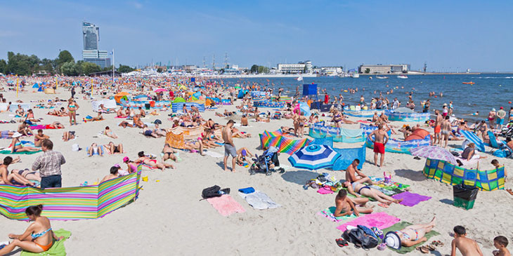 Plaża w Gdyni