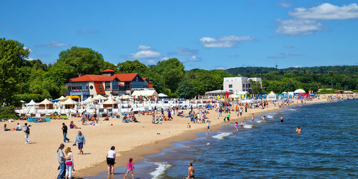 Plaża w Sopocie