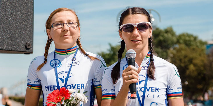 Paraolimpijki na trasie Rajdu Rowerowego