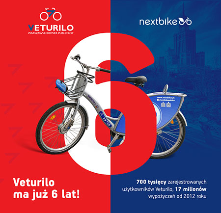Veturilo świętuje 6. urodziny