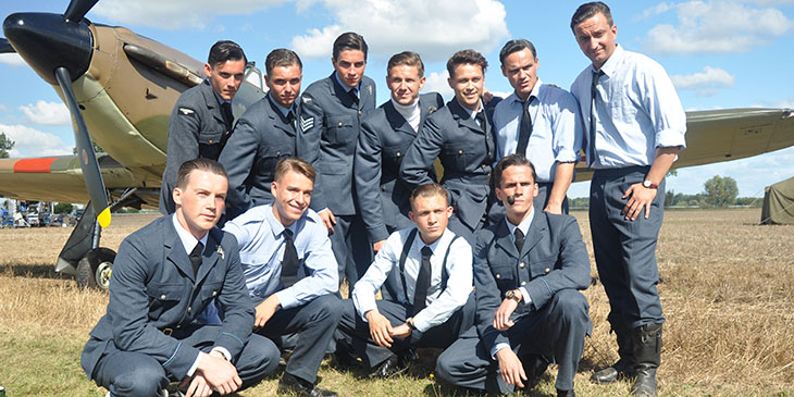 Na planie filmu Dywizjon 303