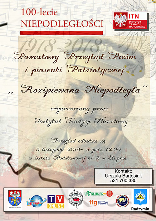 Przegląd Pieśni i Piosenki Patriotycznej "Rozśpiewana Niepodległa"