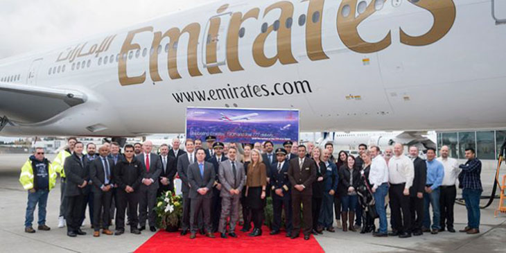 Emirates odbierają ostatniego Boeinga 777-300ER