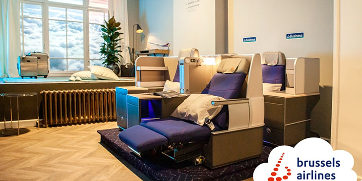Brussels Airlines: boutique hotel in the air