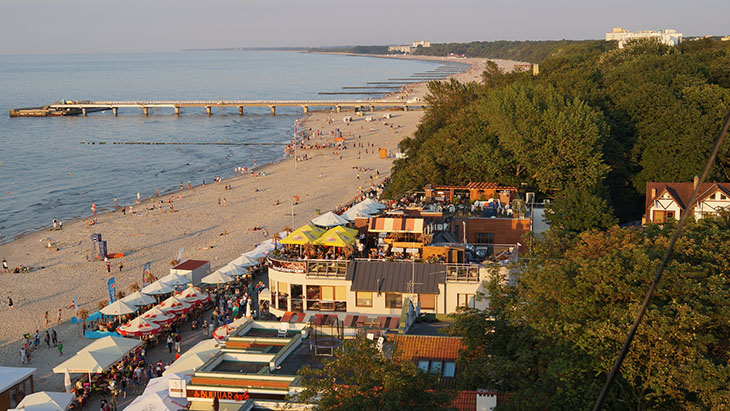 Plaża w Kołobrzegu