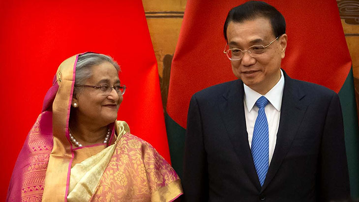 Li Keqiang i Sheikh Hasina