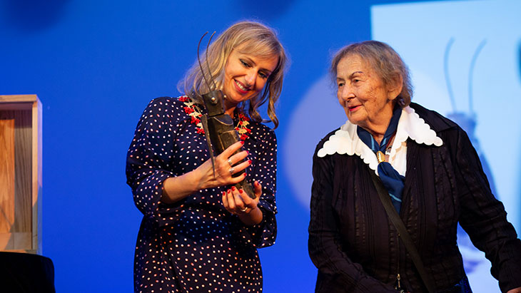 Urszula Kozioł i Justyna Sobolewska