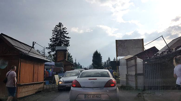 Samochody an Gubałówce
